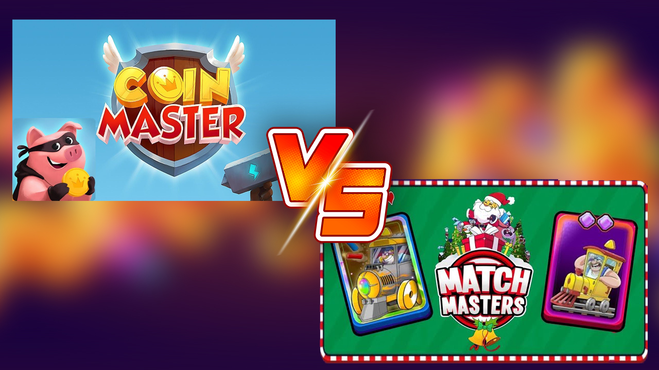 December Match Masters free gifts, coins VS Coin Master Daily Free Spins