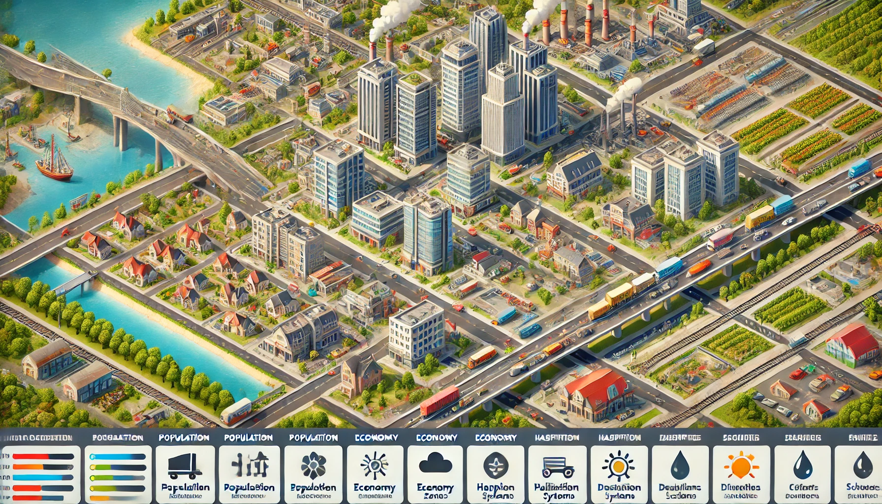 City-Building Simulation